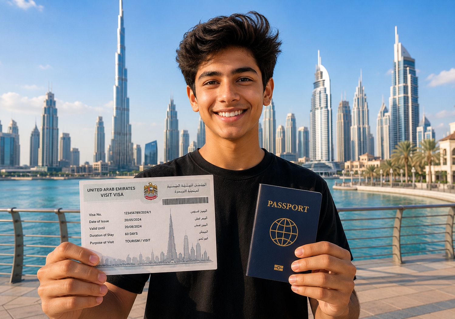 Replaceable reference visual for Visit Visa Services Dubai